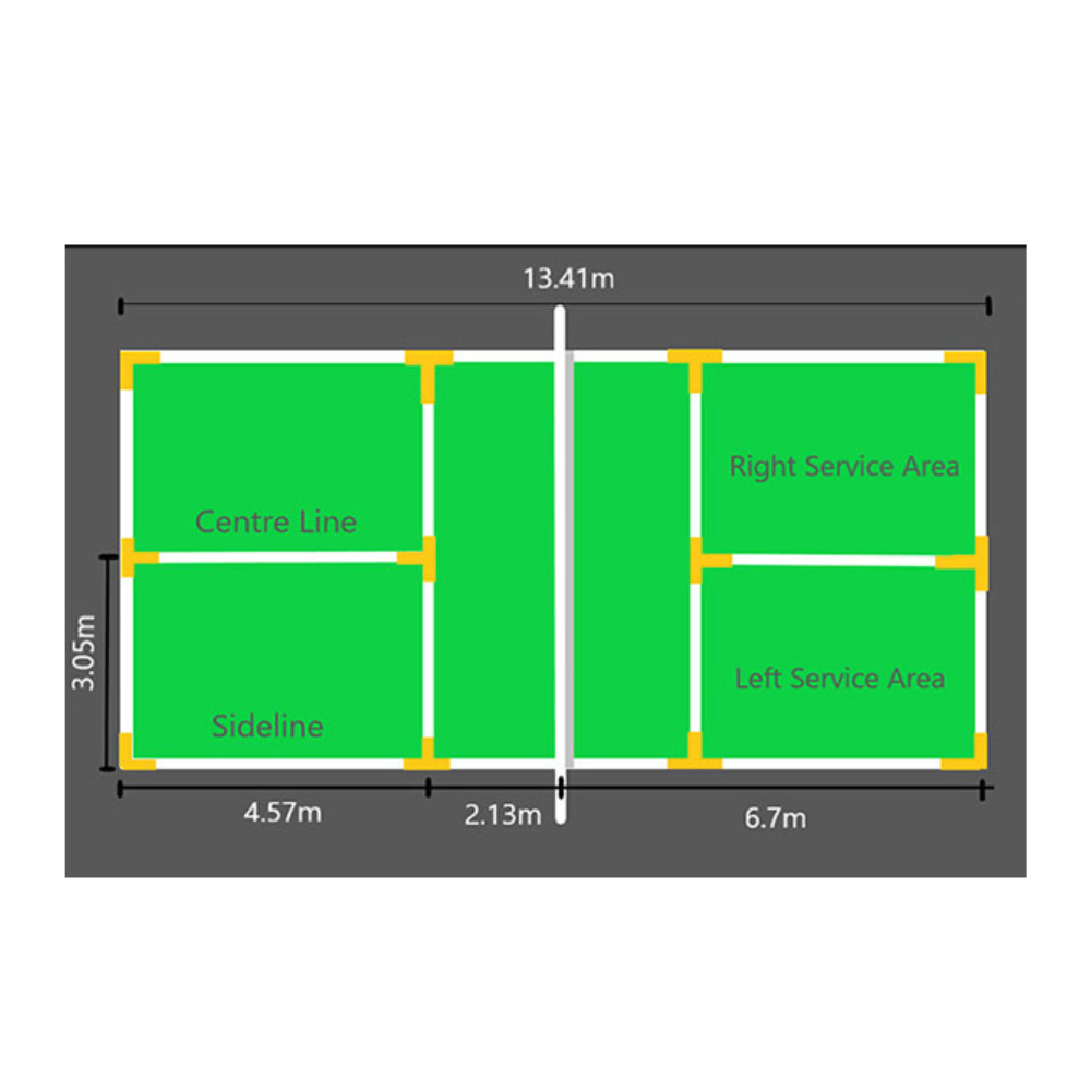 pickle ball court marker set
