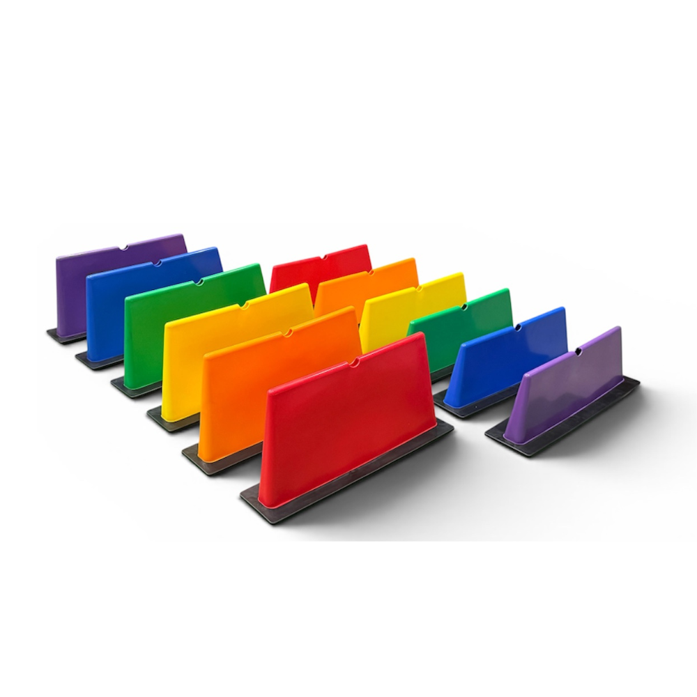 tpr heavy base colorful hurdle set 1