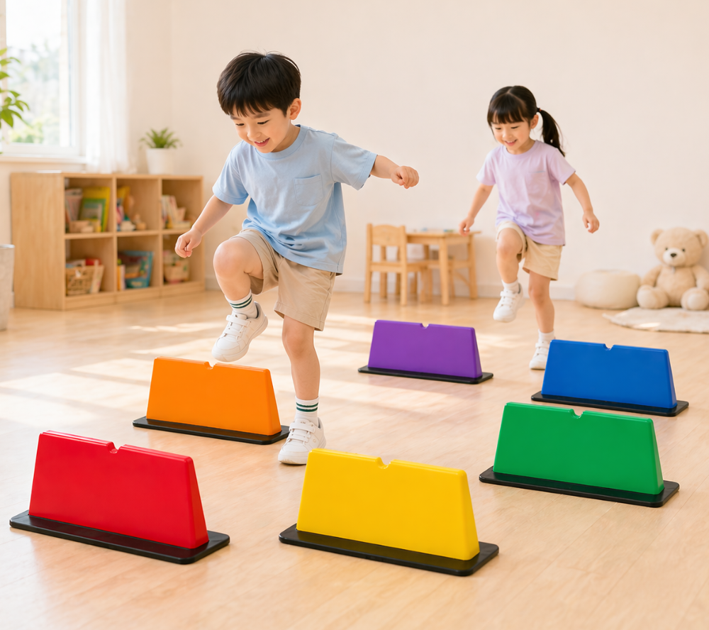 tpr heavy base colorful hurdle set 5