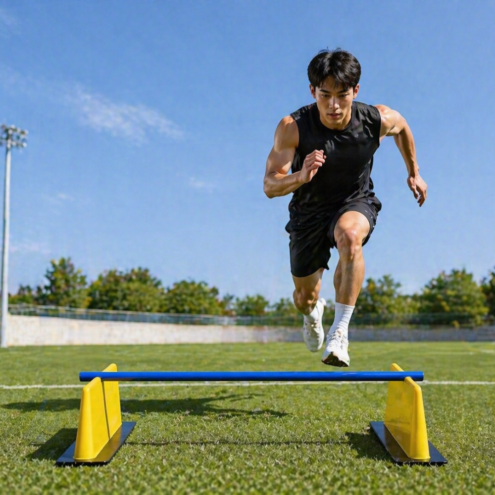 tpr heavy base colorful hurdle set tpr heavy base colorful hurdle set