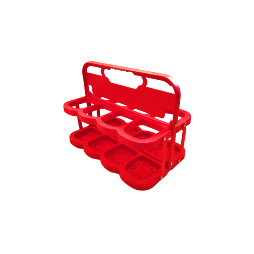 small foldable circle eight water bottles carrier