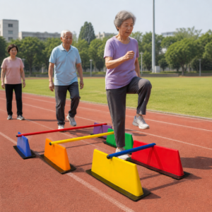 tpr heavy base colorful hurdle set 11